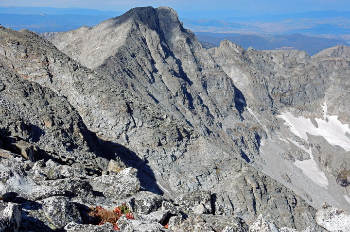 North side of Paiute Peak from near the summit of Mount Audubon