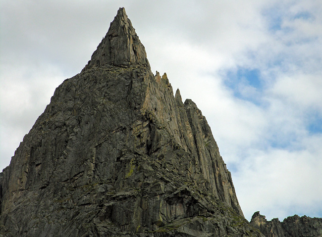 Lone Eagle Peak and its knife edge ridge - Indian Peaks Wilderness Area, Colorado