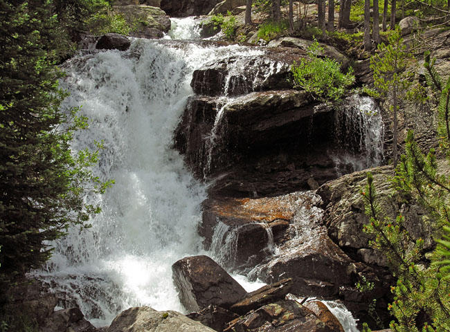 Yet another waterfall along Cascade Creek - Indian Peaks Wilderness Area, Colorado