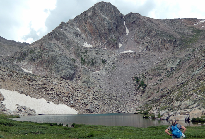 Scotch Lake, under Mount Gebralter, in the Lost Lake area