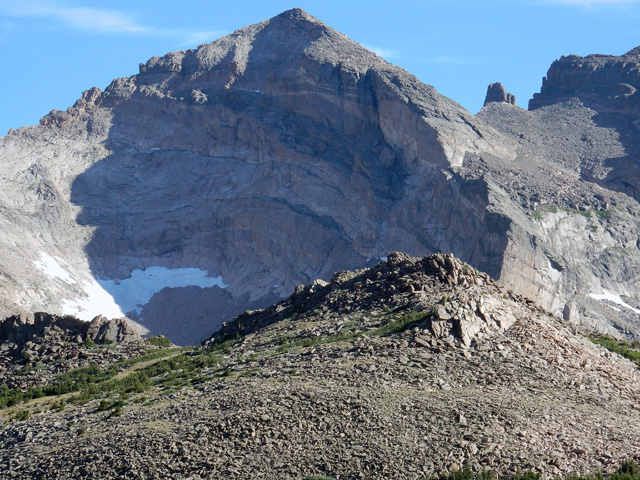 Mount Orton with Pagoda Mountain dominating from behind