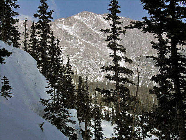 South face of Mount Meeker, from the east side of Mount Orton