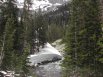 Shot of the snow pack still remaining along Glacier Creek - Glacier Gorge area - Rocky Mountain National Park