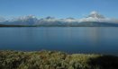 View of the Teton Mountains across Jackson Lake, from Signal Mountain Campground - Grand Teton National Park