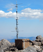 Most likely weather monitoring equipment of the summit of Hagues Peak