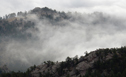 Low clouds over the foothills as seen from the summit of Horsetooth Rock