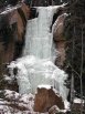 January ice at Hidden Falls, a month and a half later