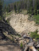 Erosion along Roaring River from the Lawn Lake Dam failure flood