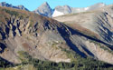 View of Navajo Peak from the Beaver Creek Trail