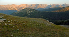 Early morning photo of the Never Summer Range in Rocky Mountain National Park