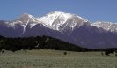 The east slopes of Mount Princeton, taken from the highway in May of 2004