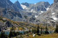 Beautiful fall day on the Long Lake Trail in the Indian Peaks Wilderness Area
