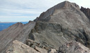 View of Longs Peak from  the summit of Pagoda Mountain
