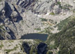 View of Black Lake in the Glacier Gorge from Storm Peak North Ridge