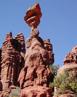 Cobra formation, Fisher Towers, east of Moab, Utah