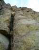 Chockstone Crack on Durrance Route