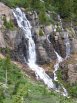 Waterfall near treeline, up and north from the Chicago Basin, San Juan Mountains, Colorado