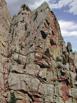 The Red Garden Wall - West Face - Yellow Spur Area, Eldorado Canyon, Boulder, Colorado