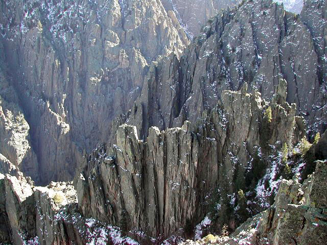 View of the Black Canyon from near the visitors' center