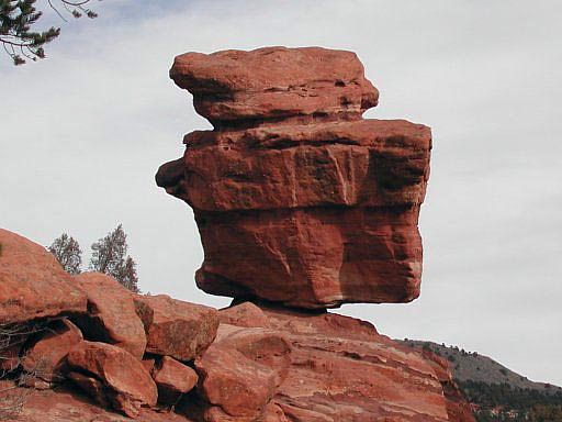 Balanced Rock in the Garden of the Gods