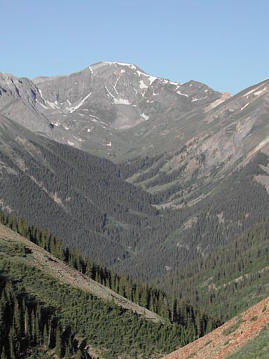 Northeast side of Handies Peak