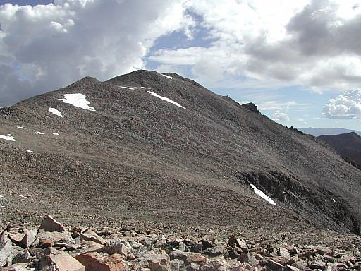 La Plata Peak from the false summit on the southwest ridge