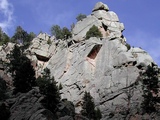 Monkey Skull, South St. Vrain, Lyons Area, Colorado