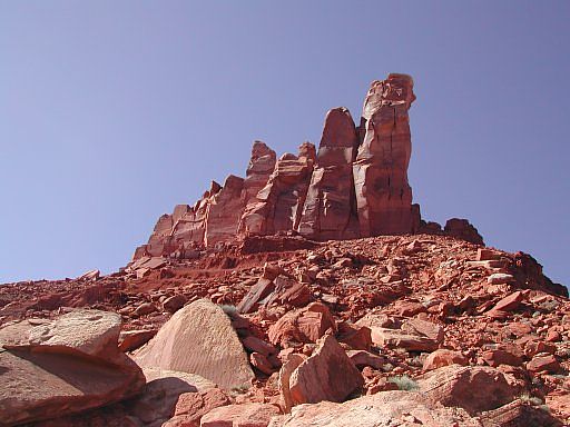 North Sixshooter Peak, Indian Creek, Utah