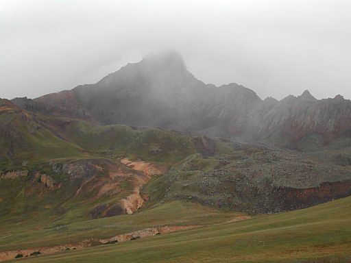 Bad weather coming in from the west over Wetterhorn Peak