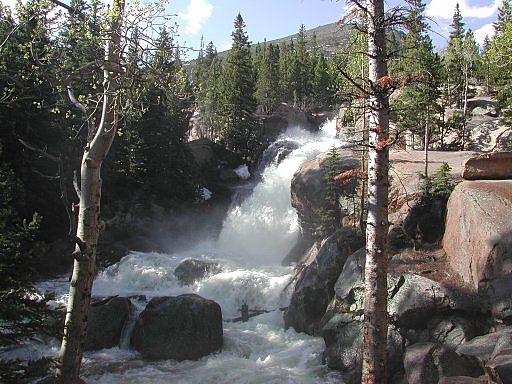 Alberta Falls - Glacier Gorge trail - Rocky Mountain National Park