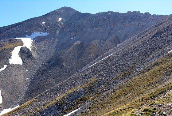 West side of Mount Antero and the south ridge, taken from the West Slopes approach