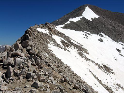 The south ridge of Mount Antero, taken from where the West Slopes approach leaves the 4x4 road