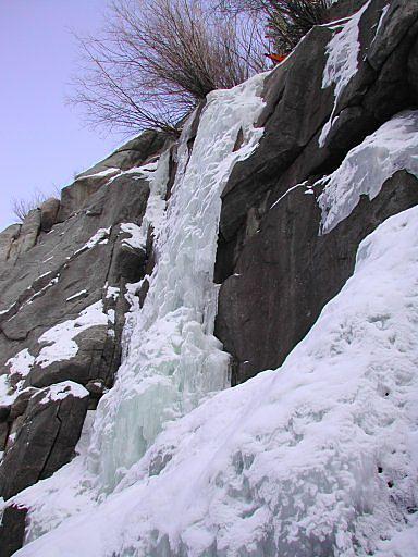 Castle Rock Upper Falls Ice, Boulder Canyon, Boulder, Colorado