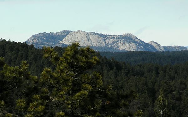 Shot of Greyrock from the Spring Creek Trail, in the Horsetooth Mountain Park