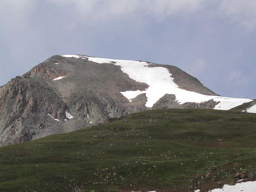 View of handies Peak while approaching the east ridge.