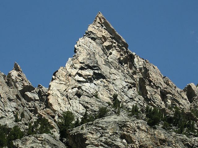 Irene's Arete of Disappointment Peak in Garnet Canyon, Teton National Park