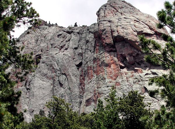 Kor's Flake Area, Sundance Buttress, Lumpy Ridge, Estes Park, Colorado