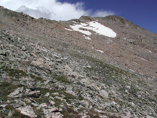 Mount Massive, viewed from the saddle between Massive and South Massive