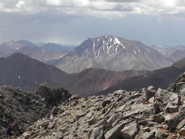 The North Face of La Plata Peak, as seen from Mount Massive