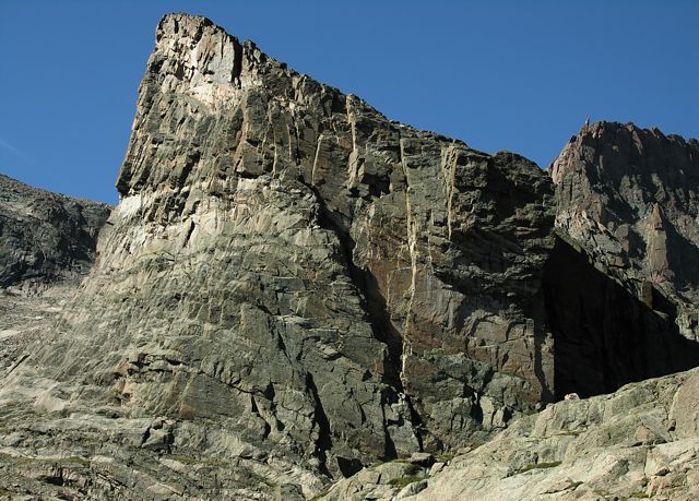 Ships Prow, just SE of Longs Peak Diamond face, Rocky Mountain National Park, Colorado