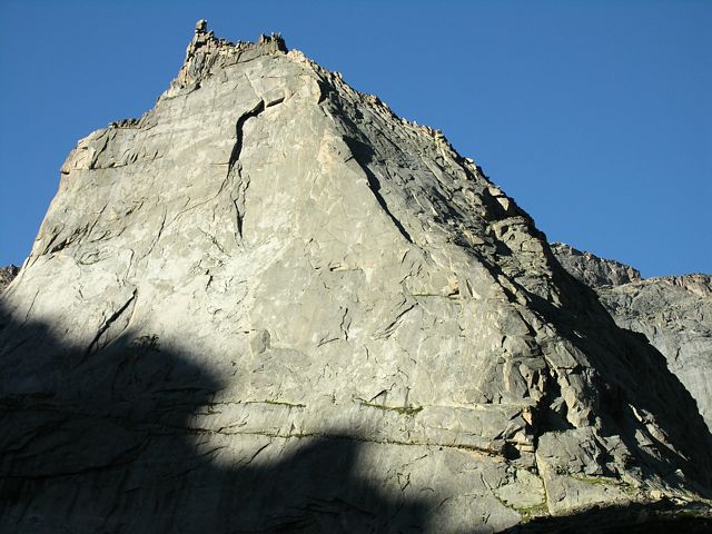 Early morning sun on Spearhead - Rocky Mountain National Park