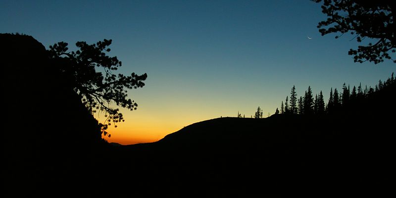 Sunrise photo from trail to Spearhead - Rocky Mountain National Park