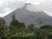 Volcan Arenal, from the pool area at the Hotel San Bosco in La Fortuna