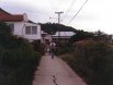 Walking down the narrow roads / walkways on Taboga Island, in the Gulf of Panama