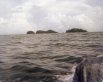 View from the Atlantic with the Three Sisters Islands in the distance